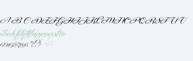 Centeria Script W03 Fat Alt Sld