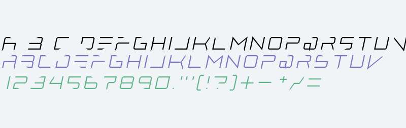 Lethal Injector Thin Italic