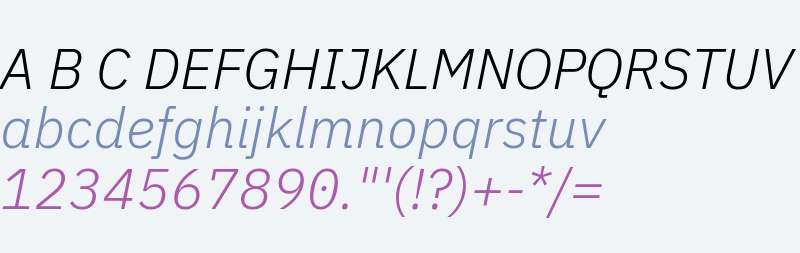 Aneliza Light Italic