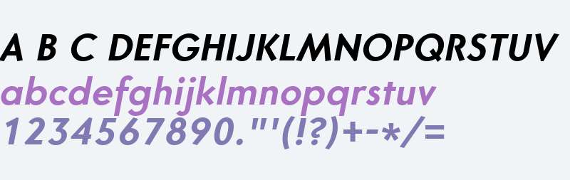 Core Sans G W01 65 Bold Italic