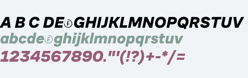 CoFo Sans Black Italic