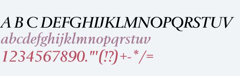 BerlingTOT W03 Bold Italic