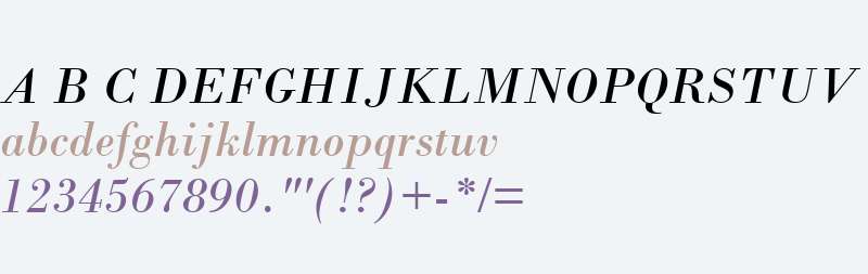 Bodoni MT W01 Italic