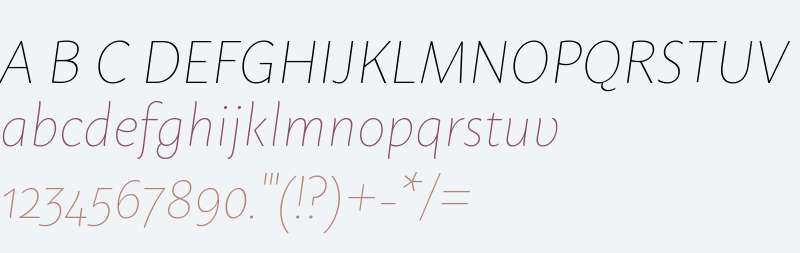 Macho Thin Italic