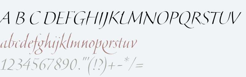 Veljovic Script LT W04 Light