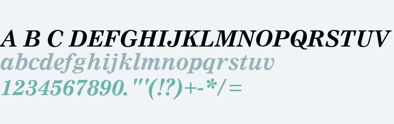 Nimrod W01 Bold Italic