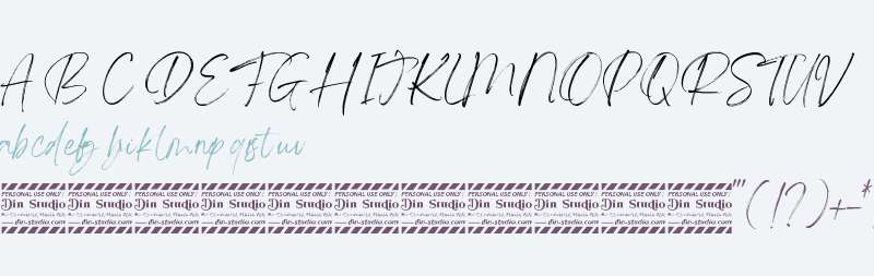 Angella White Personal use font