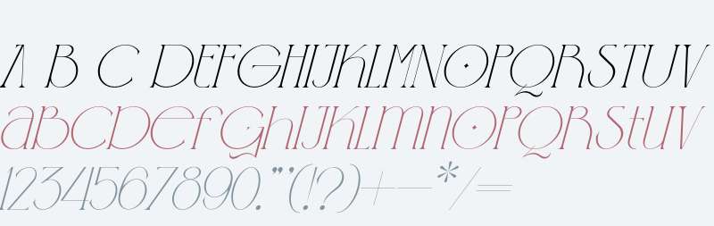 GENTO DREAM Italic