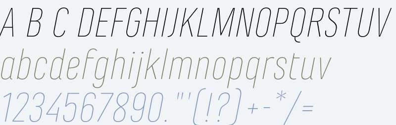 Marianina FY Thin Italic