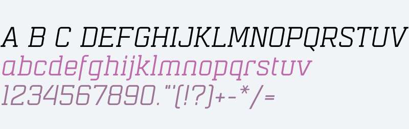 Mensura Slab Italic W01 Regular