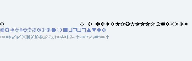 dingbats-Thin V2