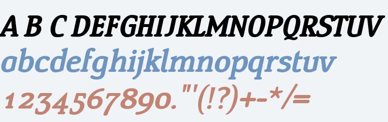 Ying W01 Semi Bold Italic