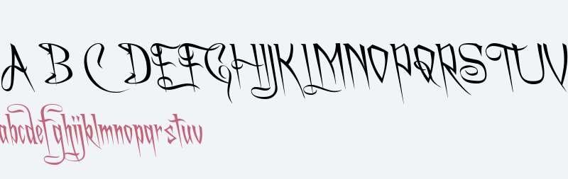 A Charming Font Leftleaning V2