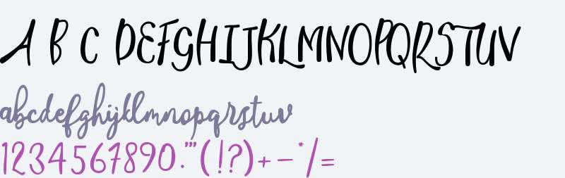 Amelina Script font duo