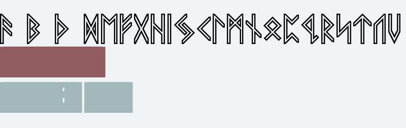 VIKING, ELDER Runes Regular