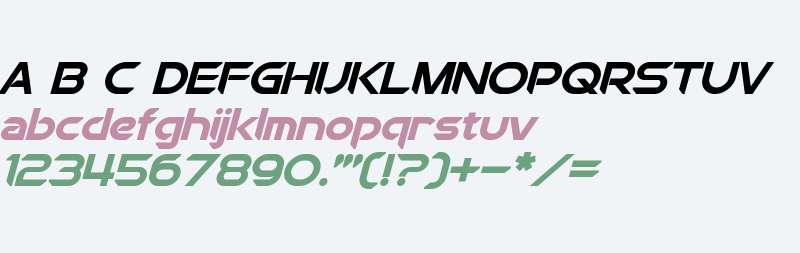 Chromia Bold Italic