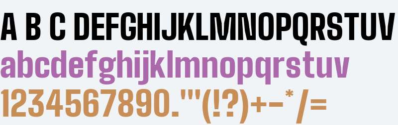 Big Shoulders Text Black