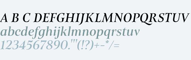 Belda Extra Medium Italic