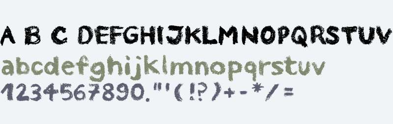 crayon hand Fonts Free Download - OnlineWebFonts.COM