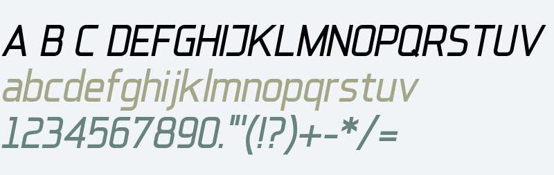 IkiruSans W00 Medium Italic