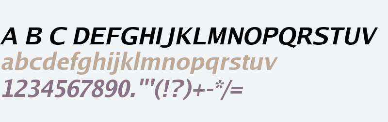 Luxi Sans Bold Oblique