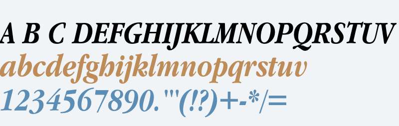 ITC Garamond Bold Narrow Italic