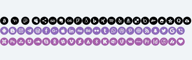 Icons Social Media 8