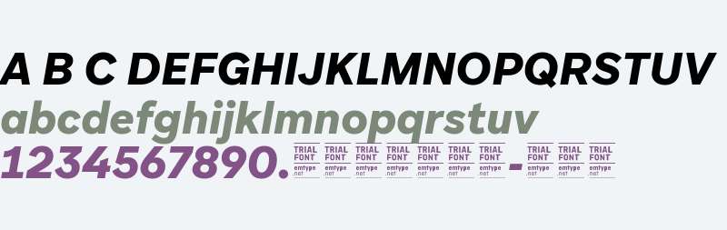 Aribau Grotesk TRIAL Blk