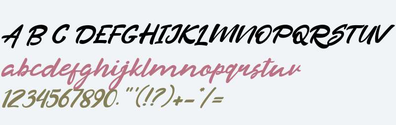 Razan Script Italic