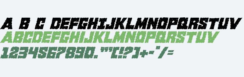 King Commando Italic