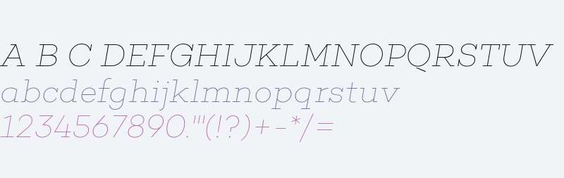 Choplin Thin Italic