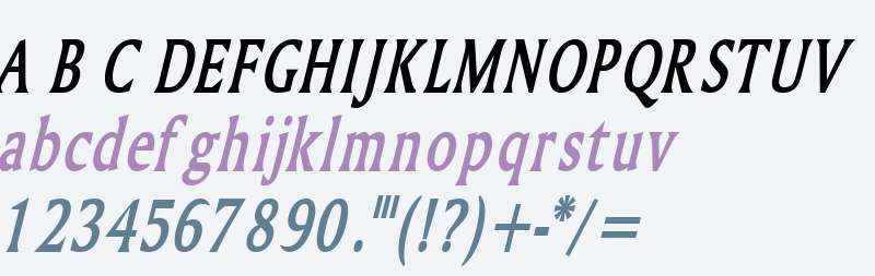 Ameretto Thin BoldItalic