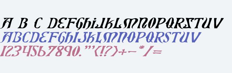 Xiphos Expanded Italic