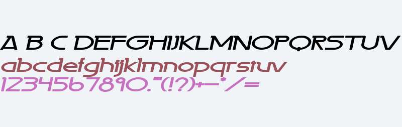 Persia Extended Bold Italic