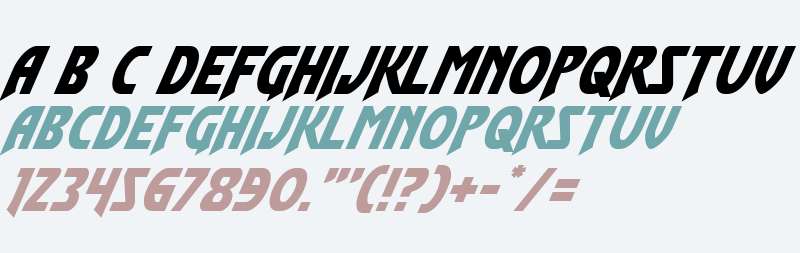 Flash Rogers Super-Italic