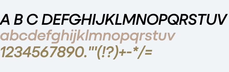 Duplet Semibold Italic