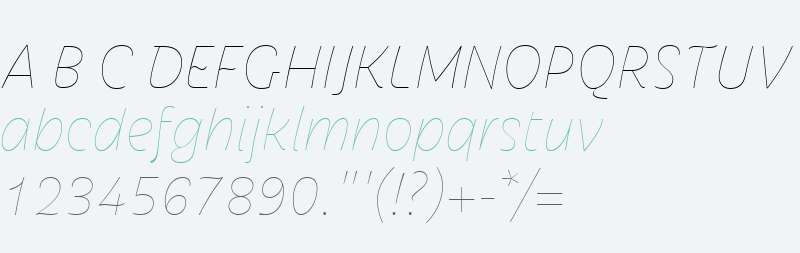 Iskra W04 Ultra Thin Italic