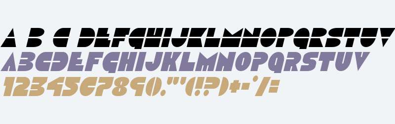 Disco Duck Condensed Italic