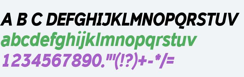 Dylan W01 CondensedXBoldItalic