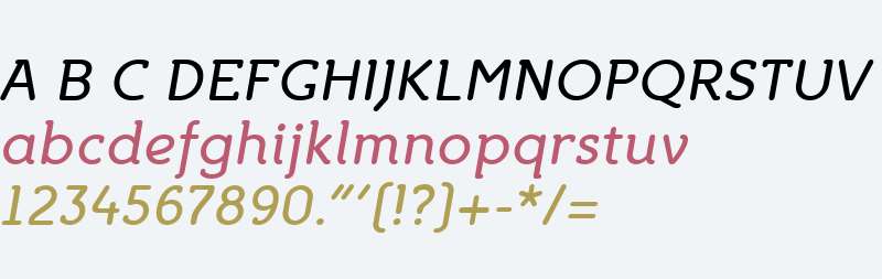 Croog W01 Italic