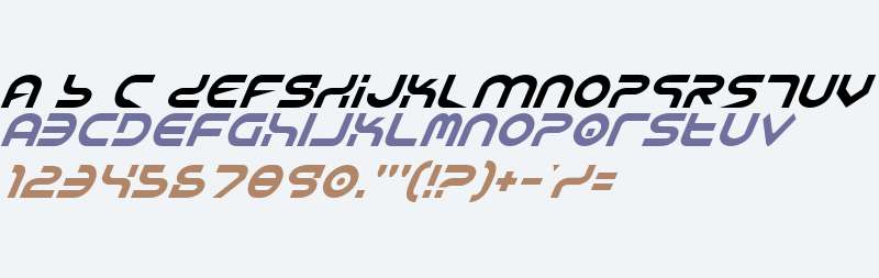 Yukon Tech Italic