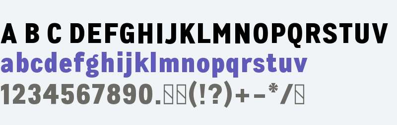 CA Zentrum CondensedTRIAL Black