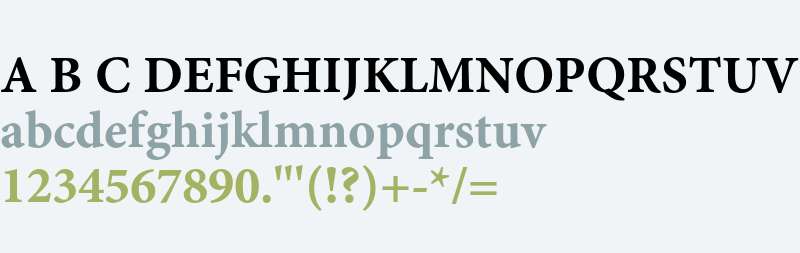 Minion Pro Bold Caption