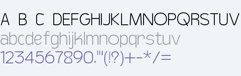 Baji Rounded Extra Light