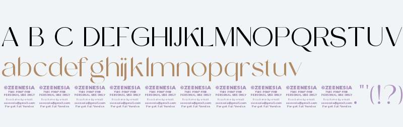 Tropical Avenue Personal Use On