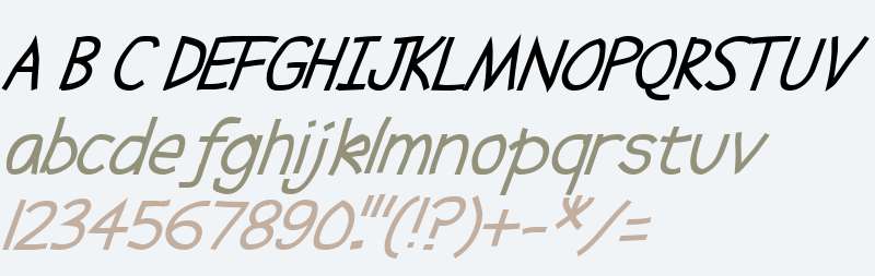 Abscissa Italic V2