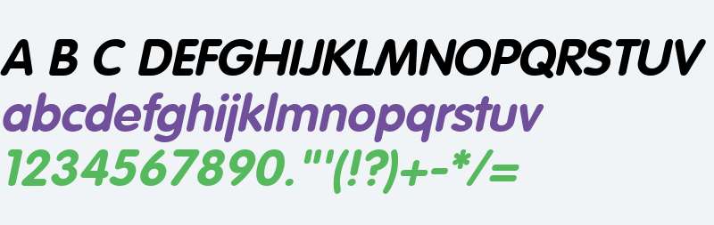 Balloon  Bold Oblique