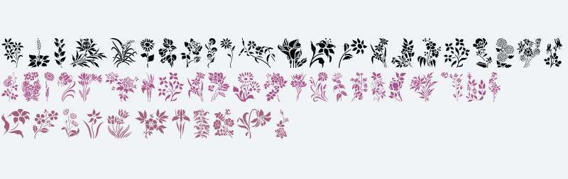 HFF Floral Stencil