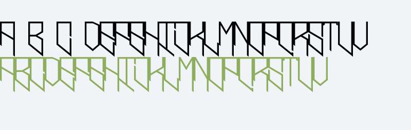 Pentagram Thin TwoLetter