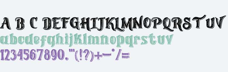 WeinstonRoughTypeface
